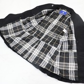 【レディースファッション】ブラック BURBERRY バーバリーブルーレーベル コート トレンチコート 黒 ダブル ノバチェック 長袖 ジャケット コート 女性