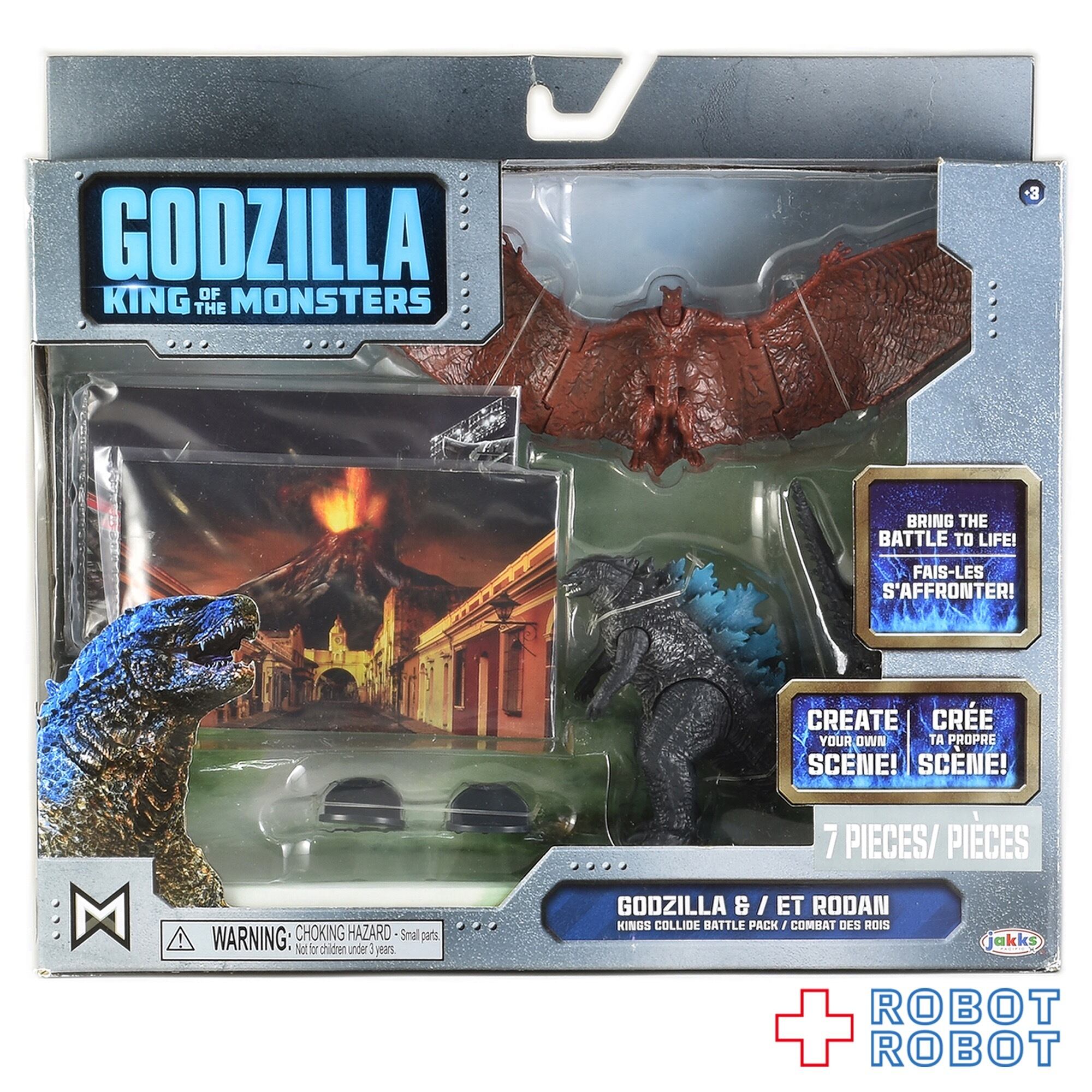 Jakks Pacific ゴジラ キング・オブ・モンスターズ ゴジラ & ラドン