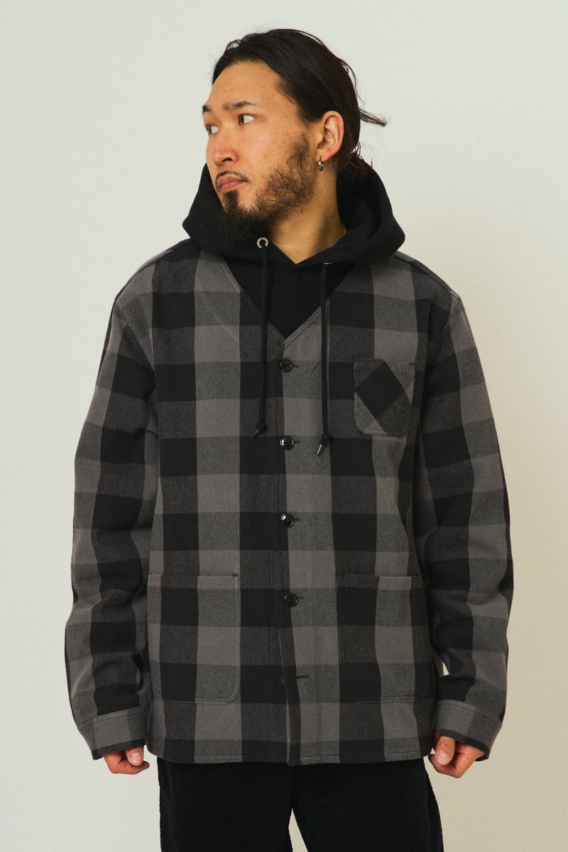 Heavy Flannel Cardigan - 102536200 | 【BIG MIKE / ビッグマイク