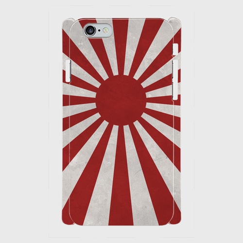 大日本帝国海軍軍艦旗・自衛艦旗（汚し塗装） iPhoneケース