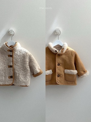 【予約/特典】mini robe / Reversible suede jacket