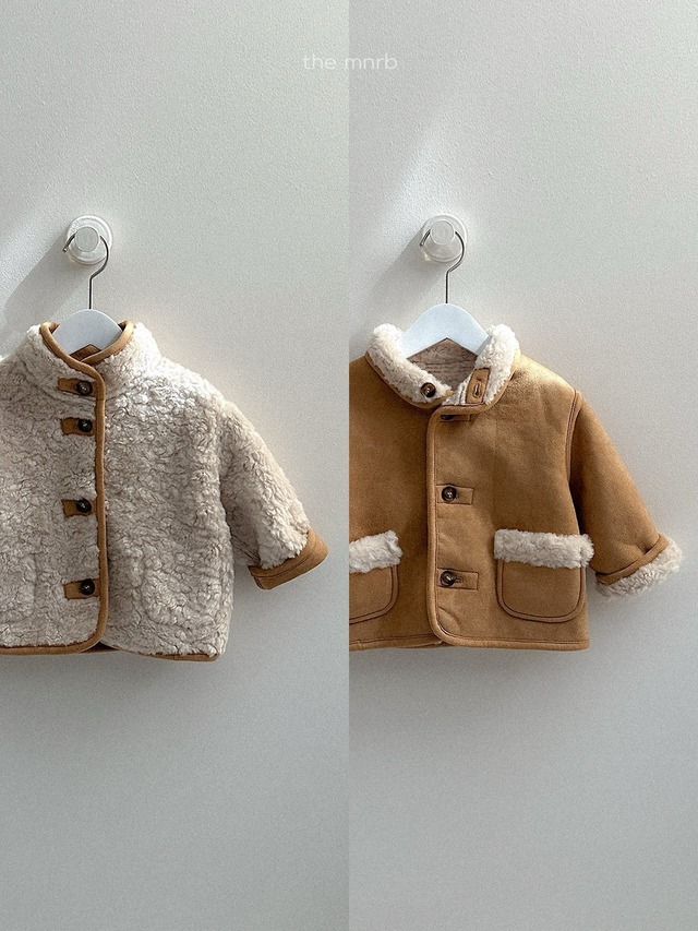 【予約/特典】mini robe / Reversible suede jacket