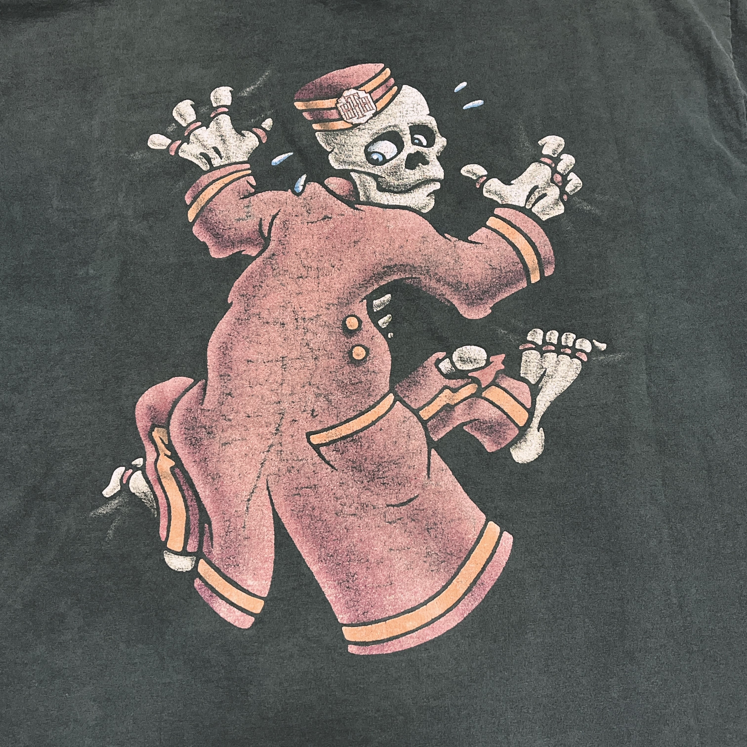 disney タワーオブテラー 骸骨 ヴィンテージTシャツ USA製 | Black