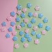 五芒星マカロンキャンディー色ヘアアクセサリーパーツ