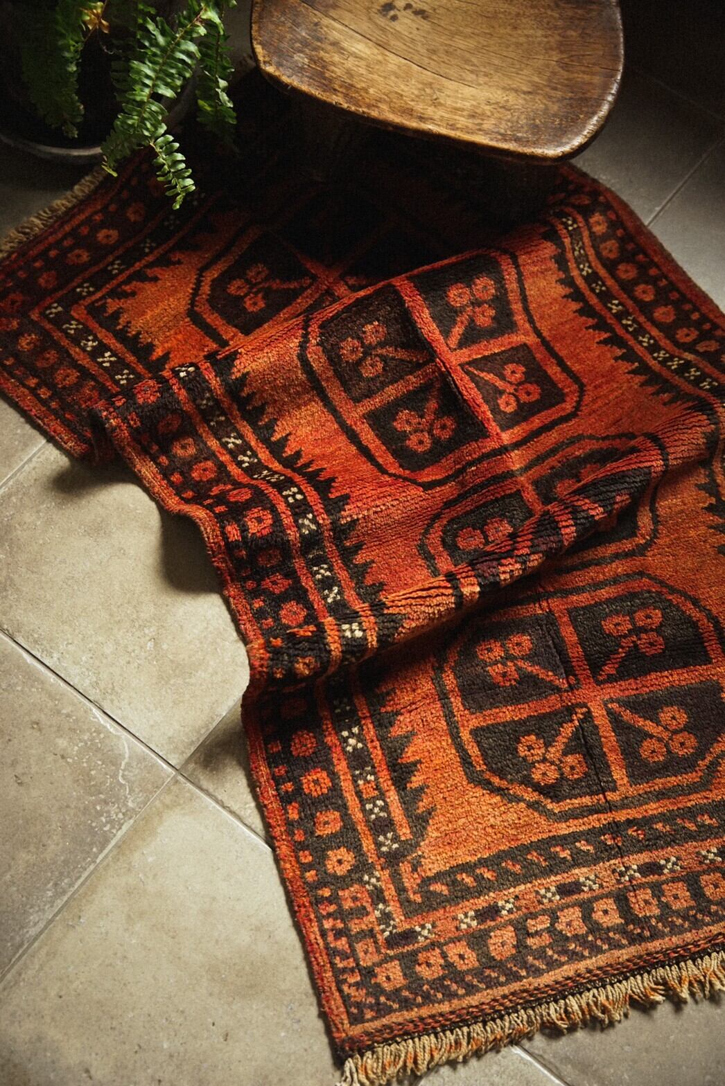 449-Vintage Baluch rug