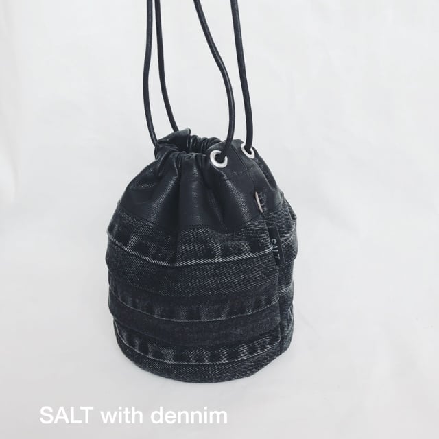 BlackDenim SALTY巾着 No.2575