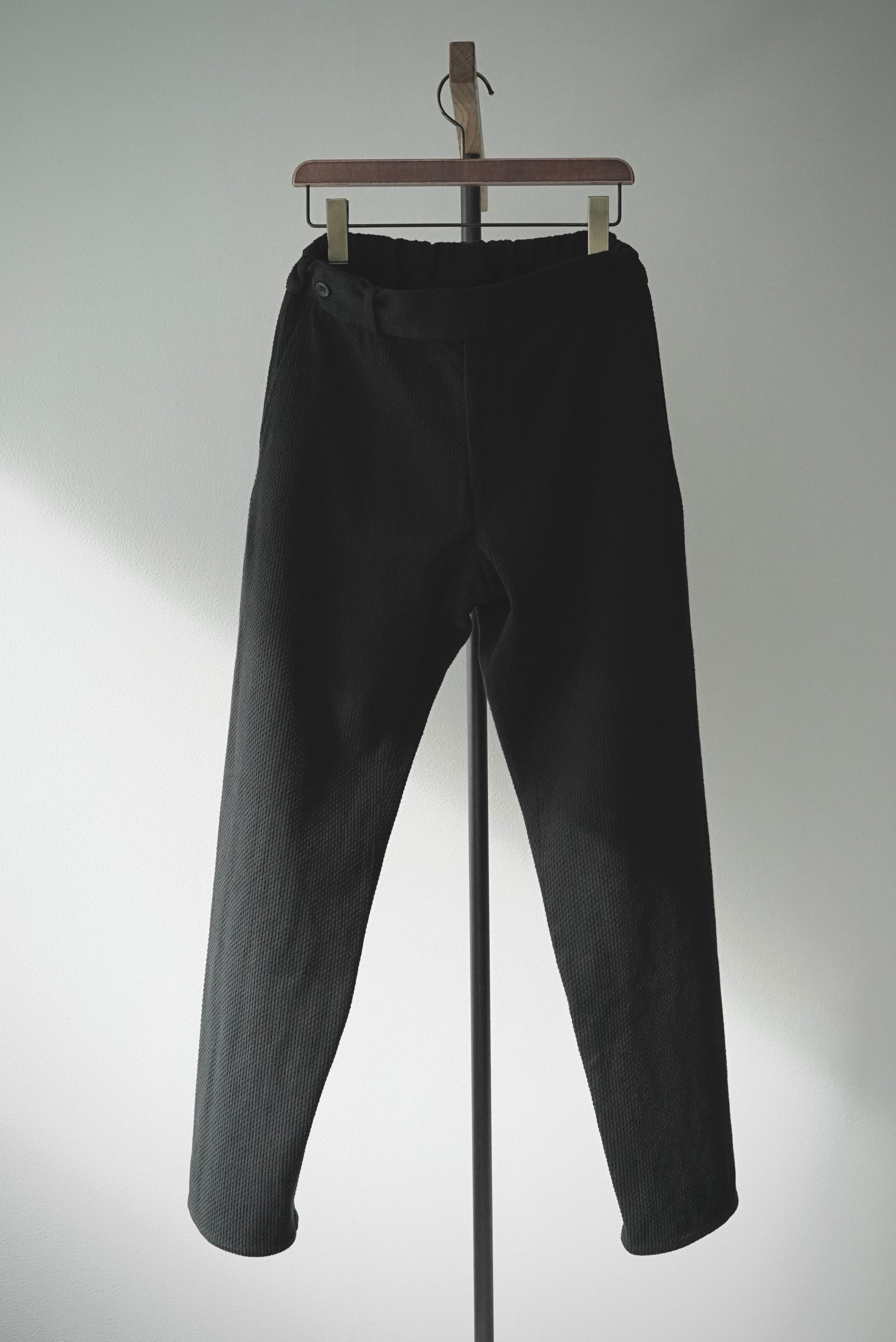 【未使用】COLINA 刺し子 curve slacks