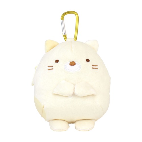すみっコカラビナ付きぬいぐるみファスナーマスコット ねこ(5256981)