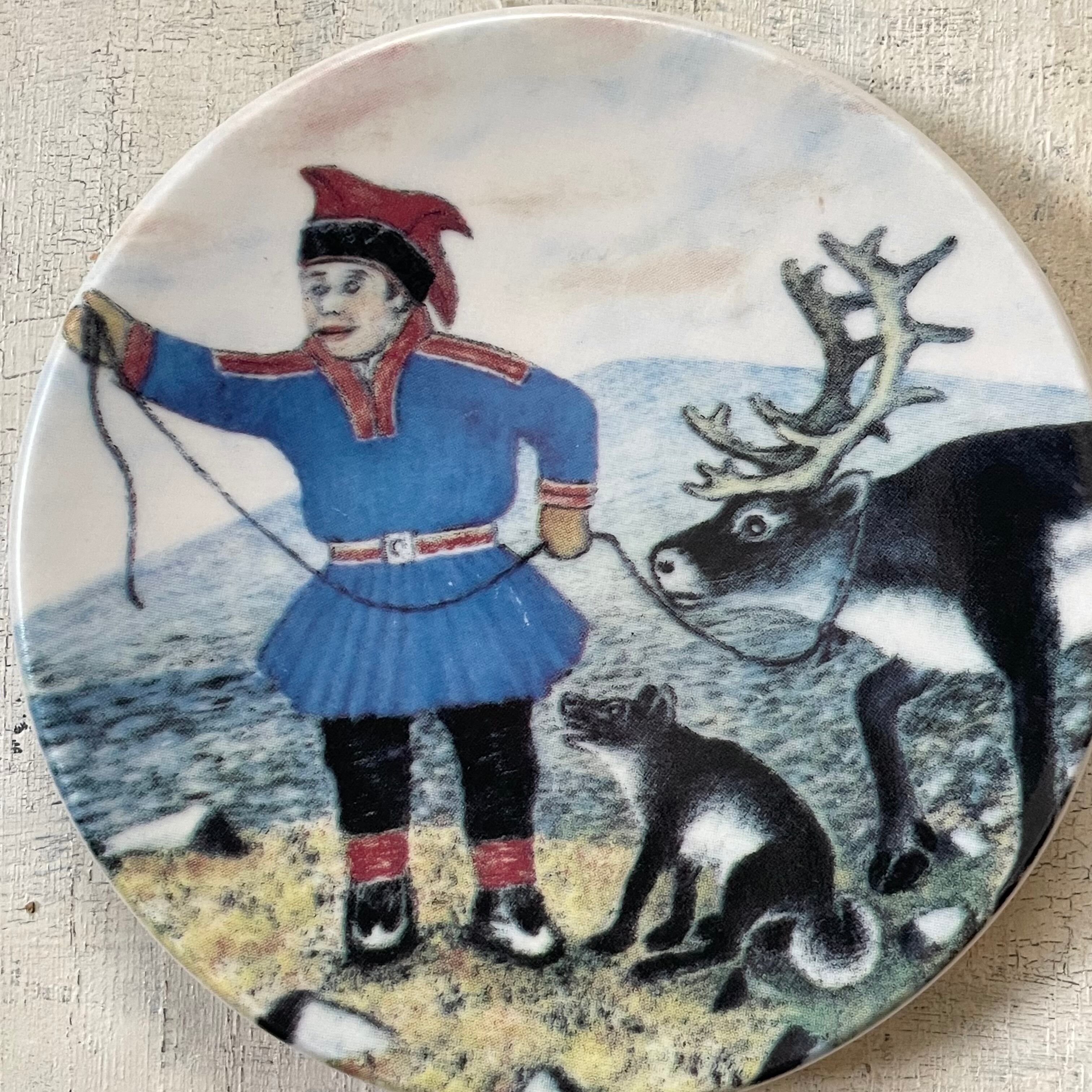 ARABIA Made in Finland アンティーク動物イラストの陶器皿 【公式通販】