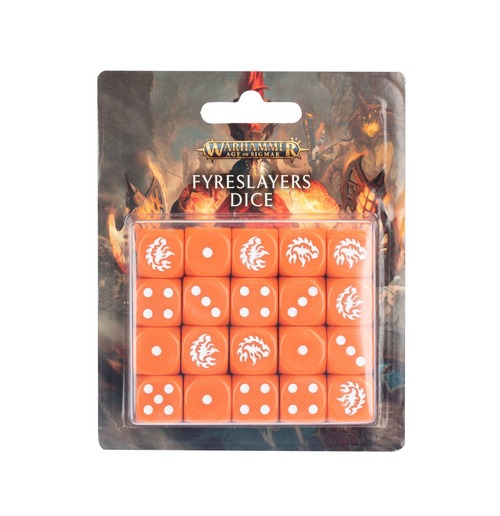 ダイスセット:ファイアスレイヤー AGE OF SIGMAR: FYRESLAYERS DICE