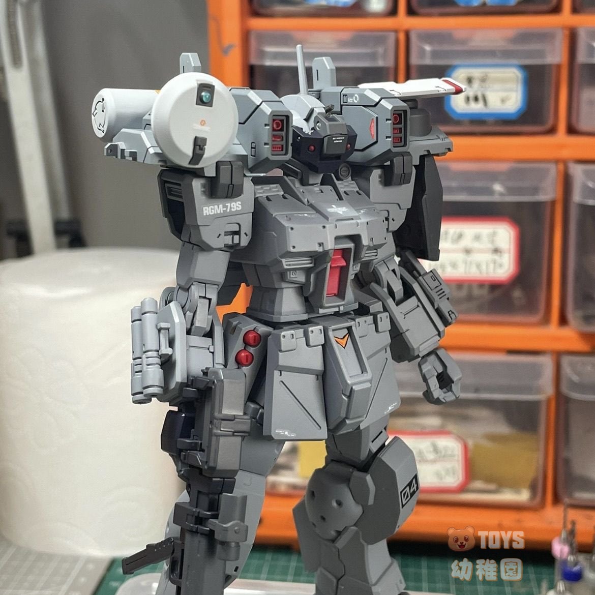 龍弟】1/144 HG ジム スパルタン 偵察特化型用バックパック 改造パーツ