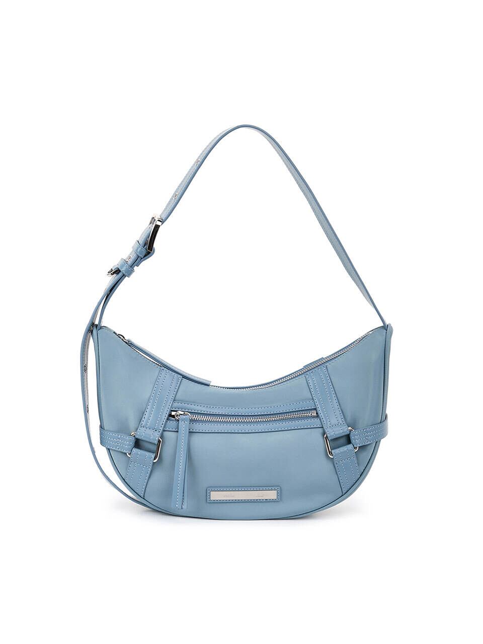 Matin Kim] FABRIC ARC HOBO BAG IN SMOKE BLUE 正規品 韓国ブランド