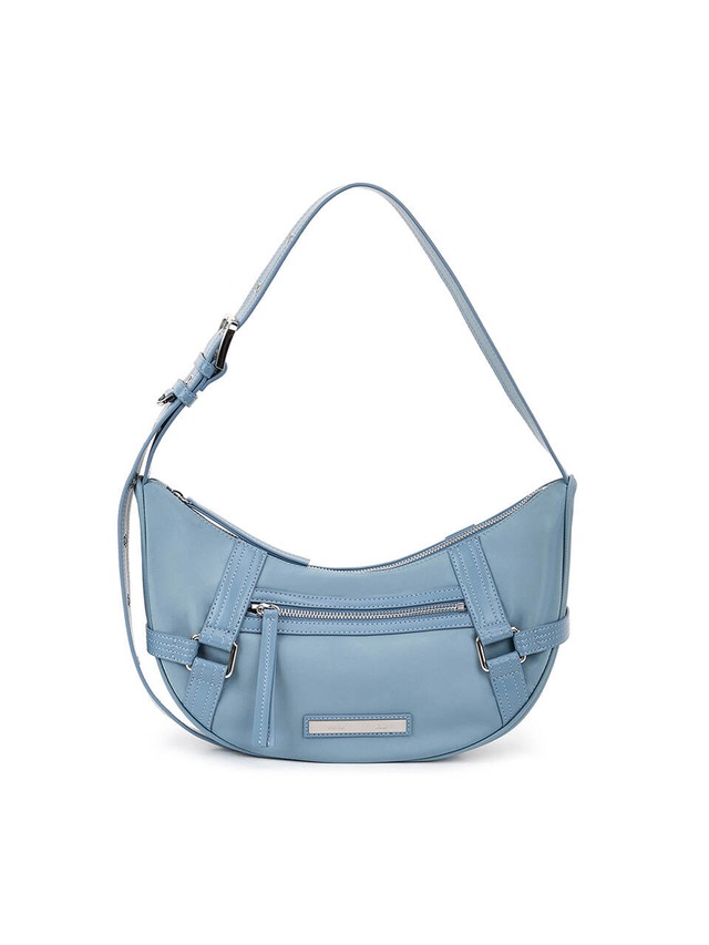 [Matin Kim] FABRIC ARC HOBO BAG IN SMOKE BLUE 正規品 韓国ブランド 韓国通販 韓国代行 韓国ファッション マーティンキム matinkim 日本 店舗