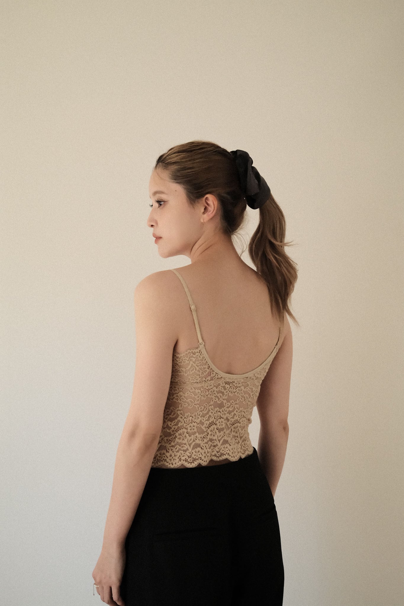 Lace Cap-in Cami/レースカップインキャミ /Beige