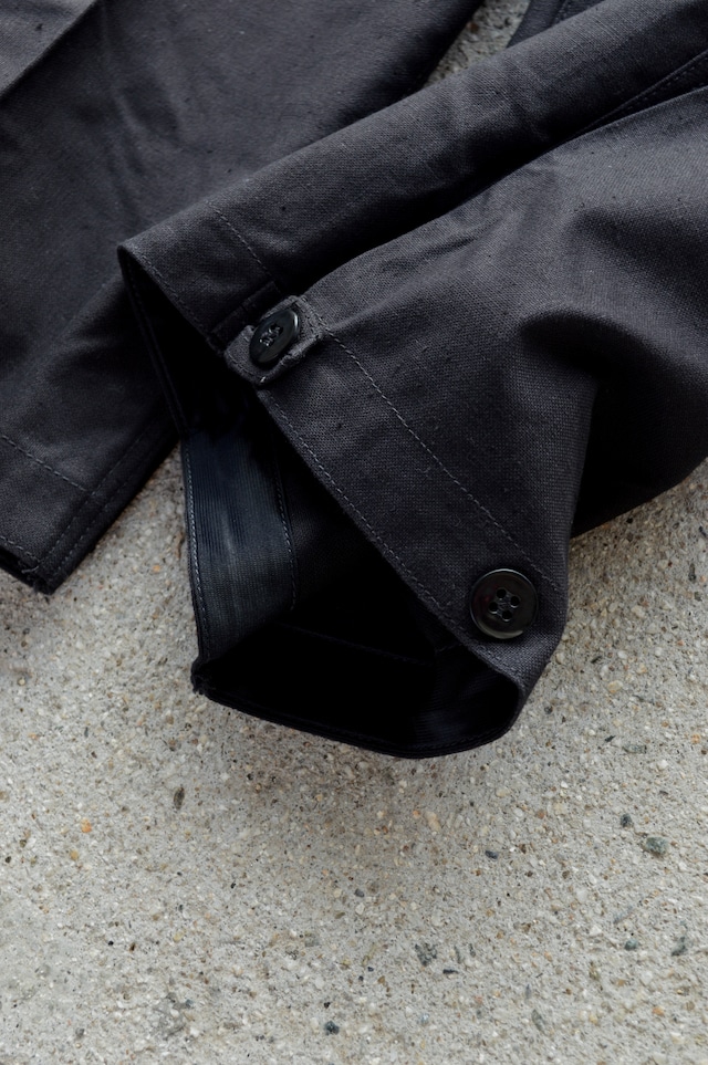 East German Army 80s Custom Dyed Black Dead Stock Fade Black Work Trouser 東ドイツ軍 1980年代 ワークトラウザー