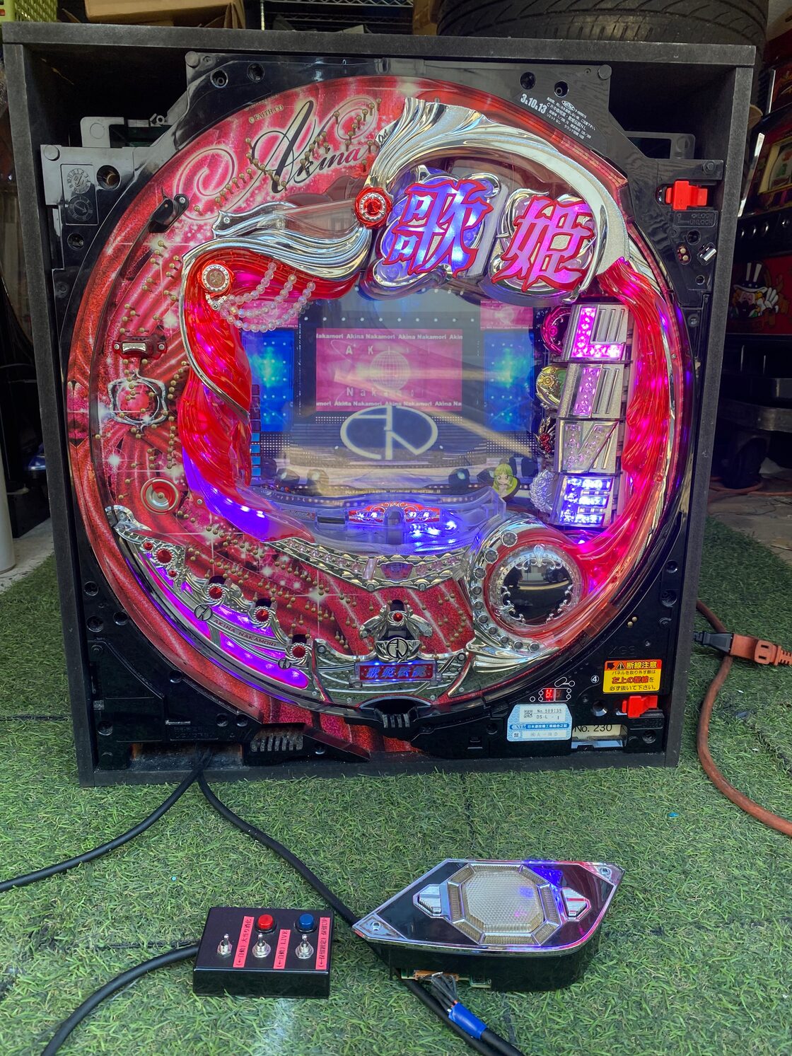 激レア】CR 中森明菜 歌姫伝説NL オートプレイリモコン仕様 卓上 