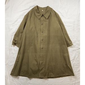 【1950s,Rare】"French Army" M-35 Cotton Linen Motorcycle Coat, Deadstock!!