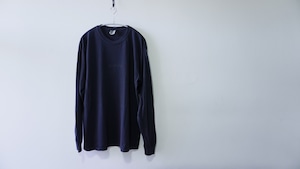 "CIRCLES" Garment Dyed Long Sleeve T-Shirts