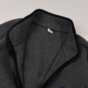 90s USA製 Penfield ペンフィールド POLARTEC ハーフジップ フリース プルオーバー L/グレー メンズ ビンテージ