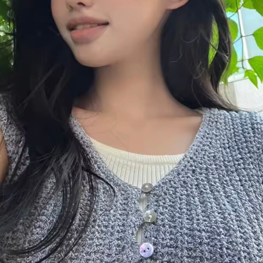 summer knit short sleeve tops