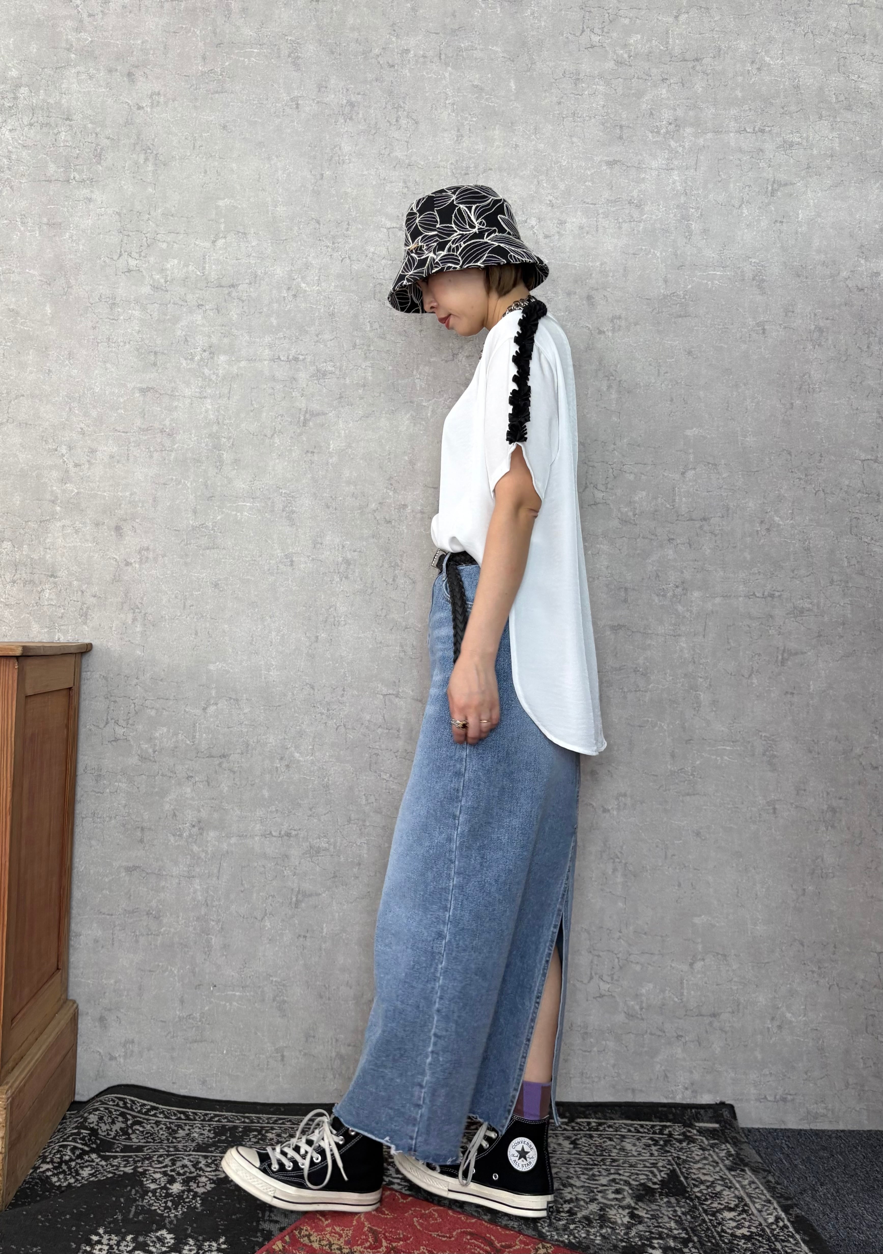 ロングデニムスカート 223R531 | TRANOI.offical STORE