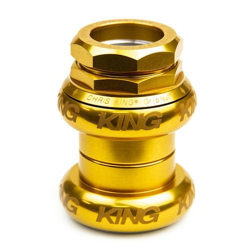 CHRIS KING　1 1/8" gripnut headset クリスキング　ヘッドセット (gold/SV)