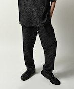 ATELANE Summer tweed tapered pants (BLK) 26A-18060