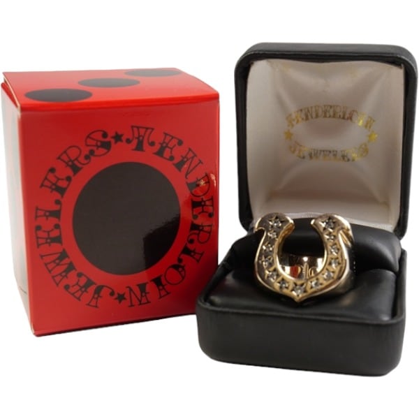 Size【13号】 TENDERLOIN テンダーロイン H.S RING GOLD/STONE ホース 
