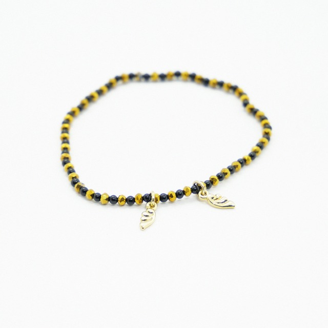 Engel Stone Bracelet｜Black x Gold x Silver