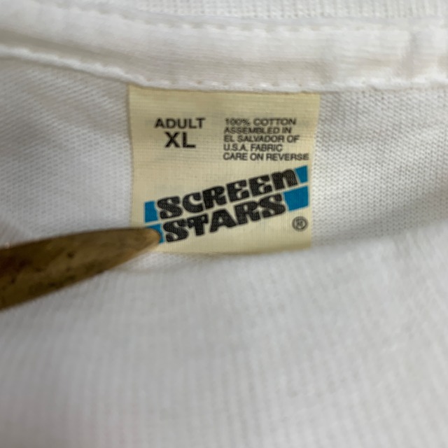 80s Newport ニューポート タバコ銘柄 プリントTシャツ 白 XL
