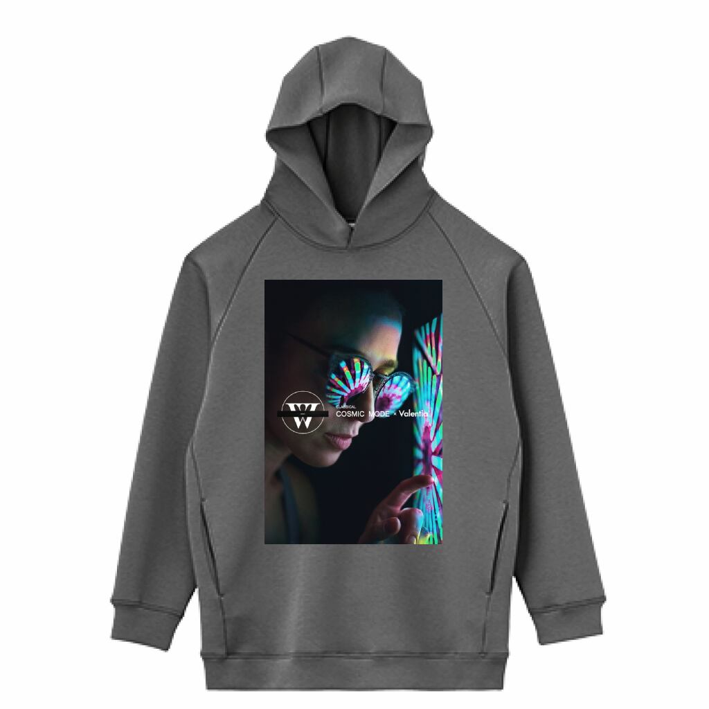 LIFEMAX 10oz ドライストレッチプルオーバーパーカー（両面印刷）