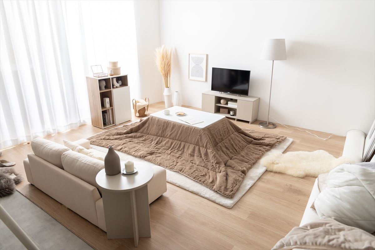 選べる2色×3色】お部屋馴染みのいいナチュラルカラーのこたつテーブル