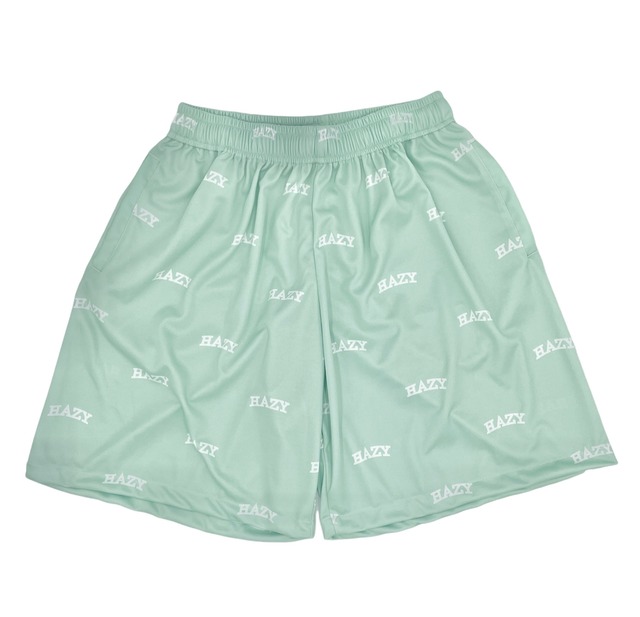 HAZY TP Shorts ( Pastel Green  / White )