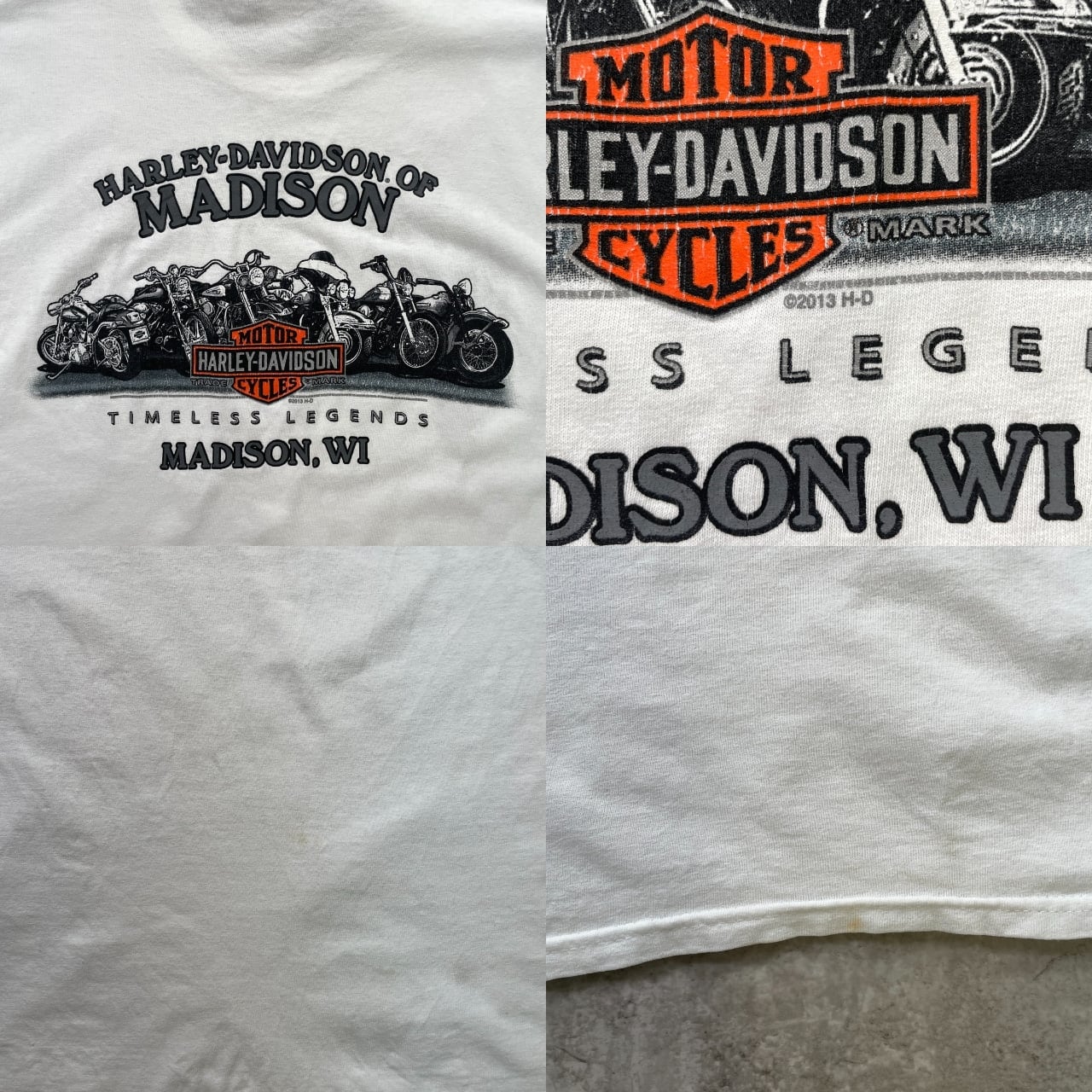Harley-Davidson ハーレーダビッドソン ロゴプリント ノースリーブT
