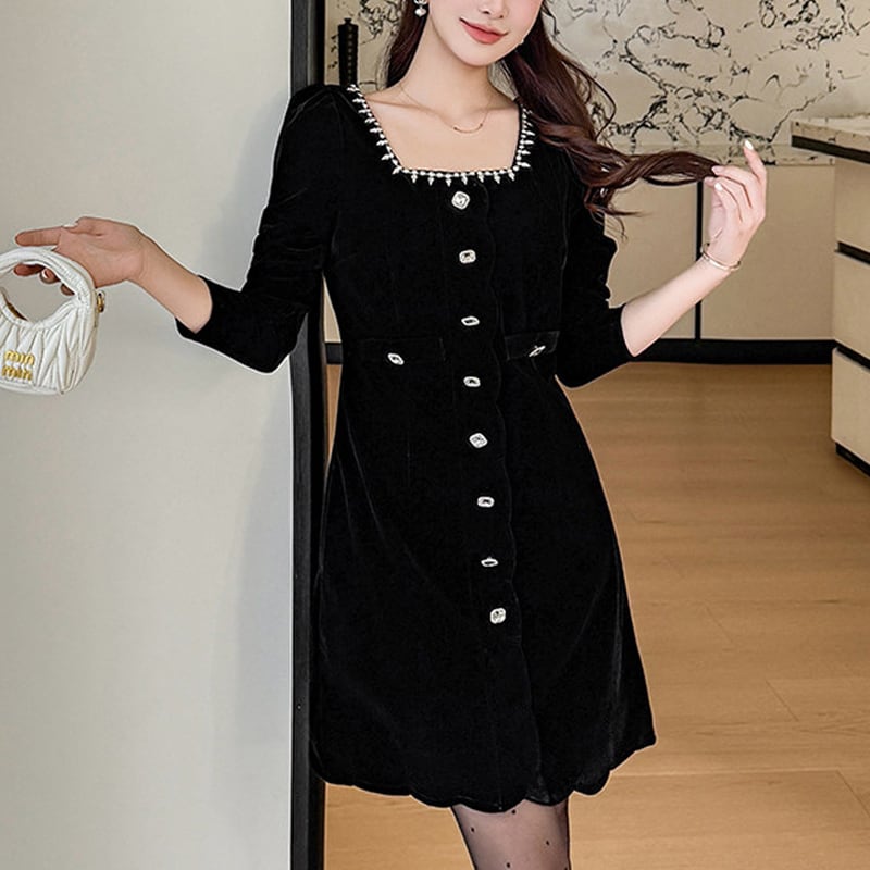 ベルベットワンピース | DressZone-パーティードレス、プライベート