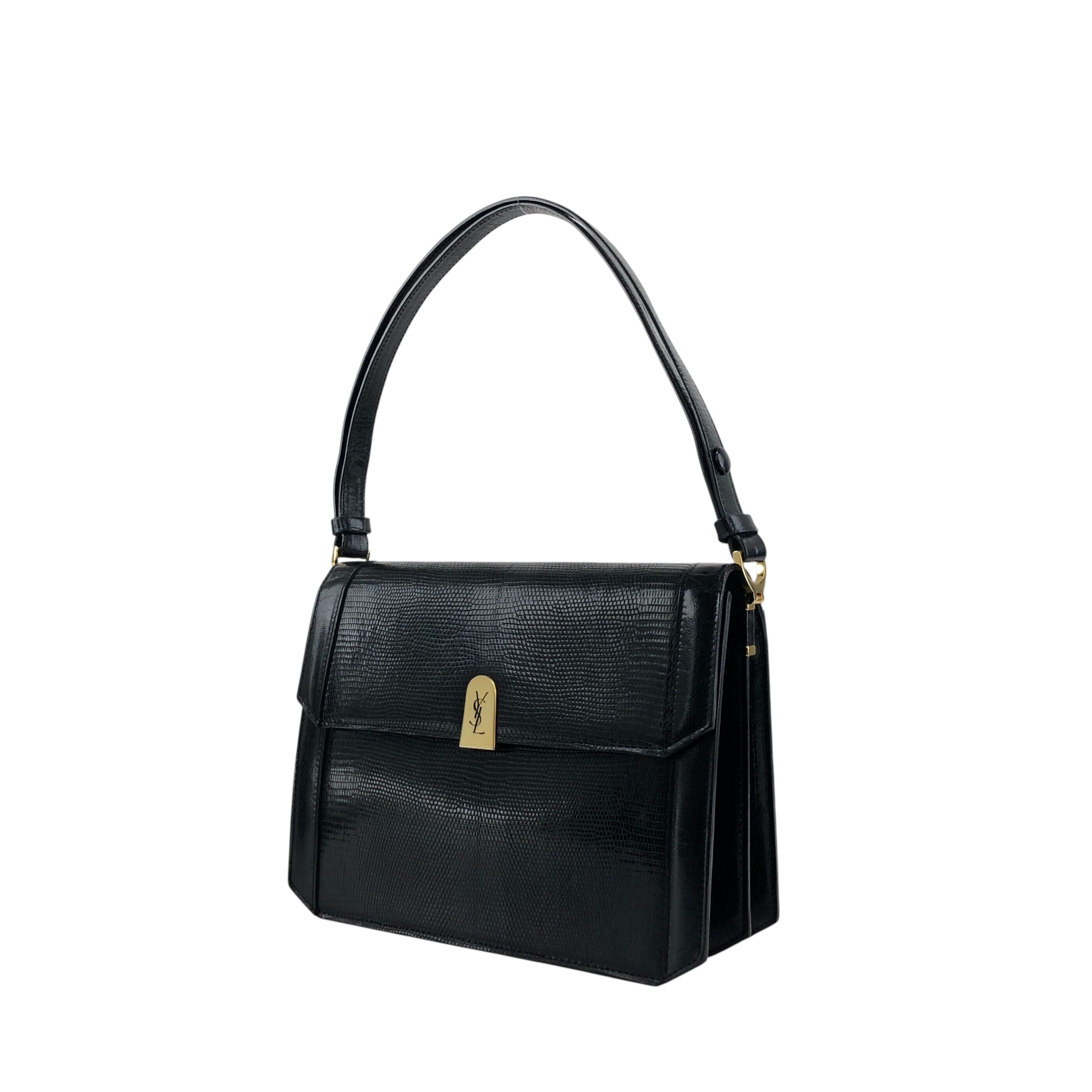 Yves Saint Laurent イヴ・サンローラン ハンドバッグ ブラック YSL