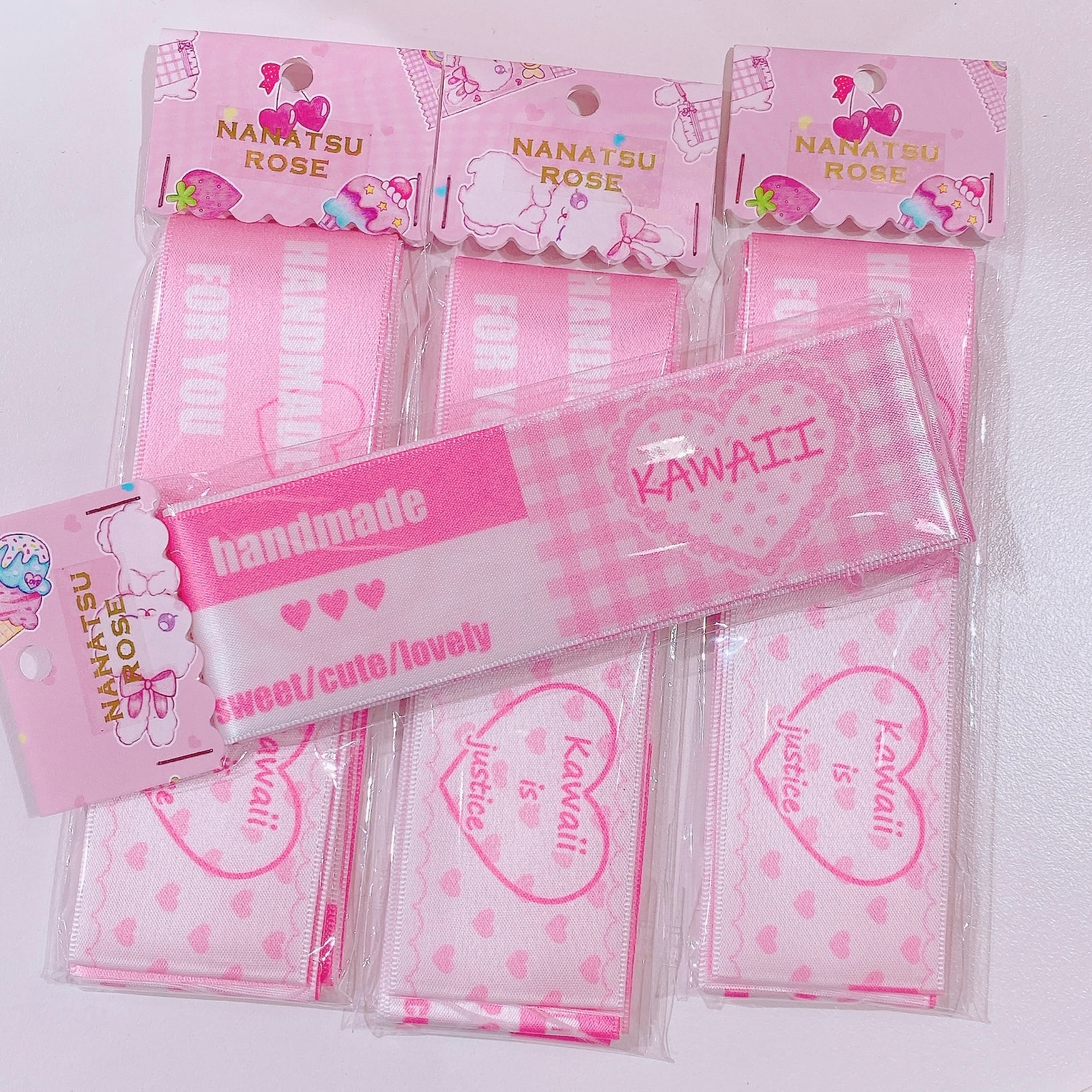 【E7】 16-4サテンリボン38mm×2m