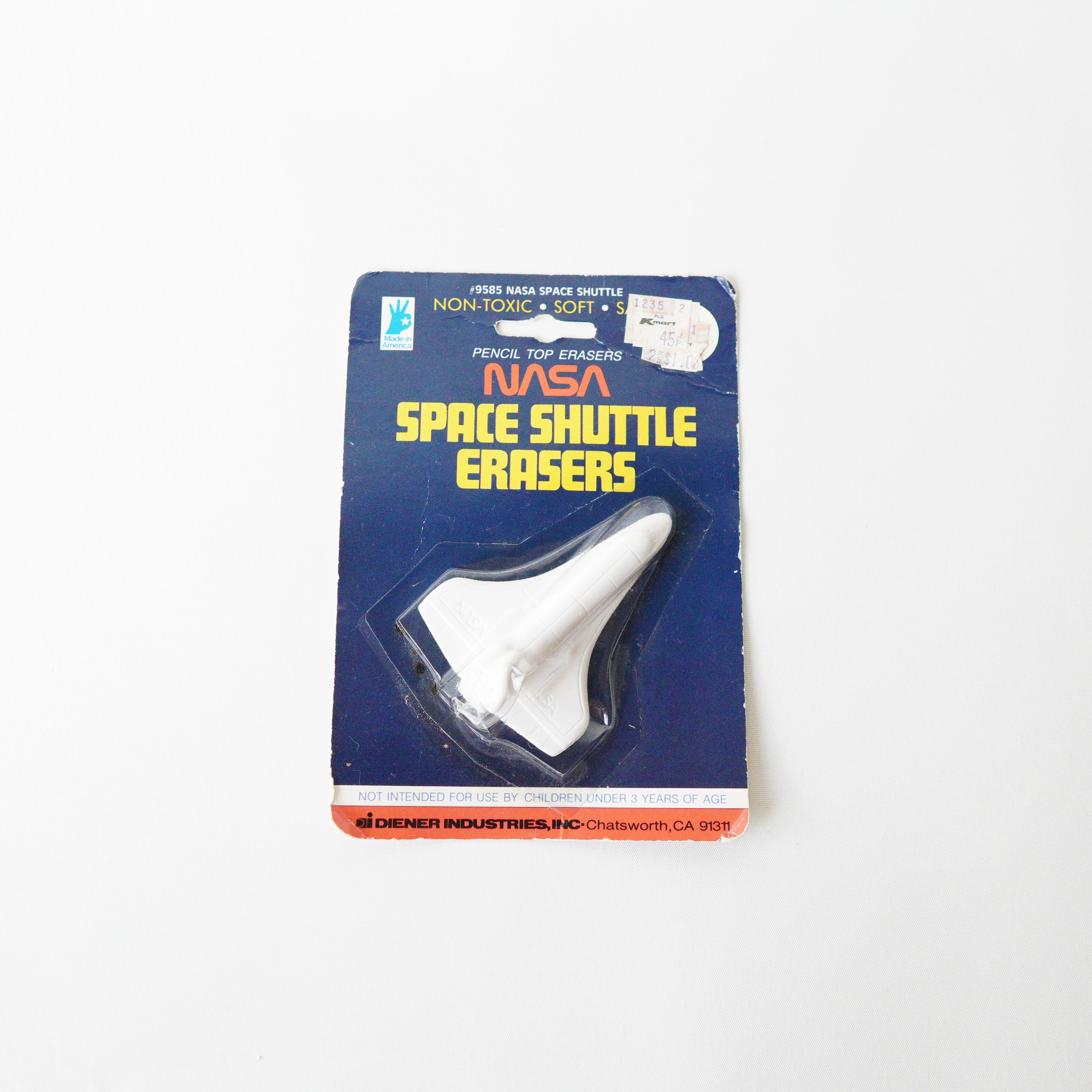 "NASA" erasers