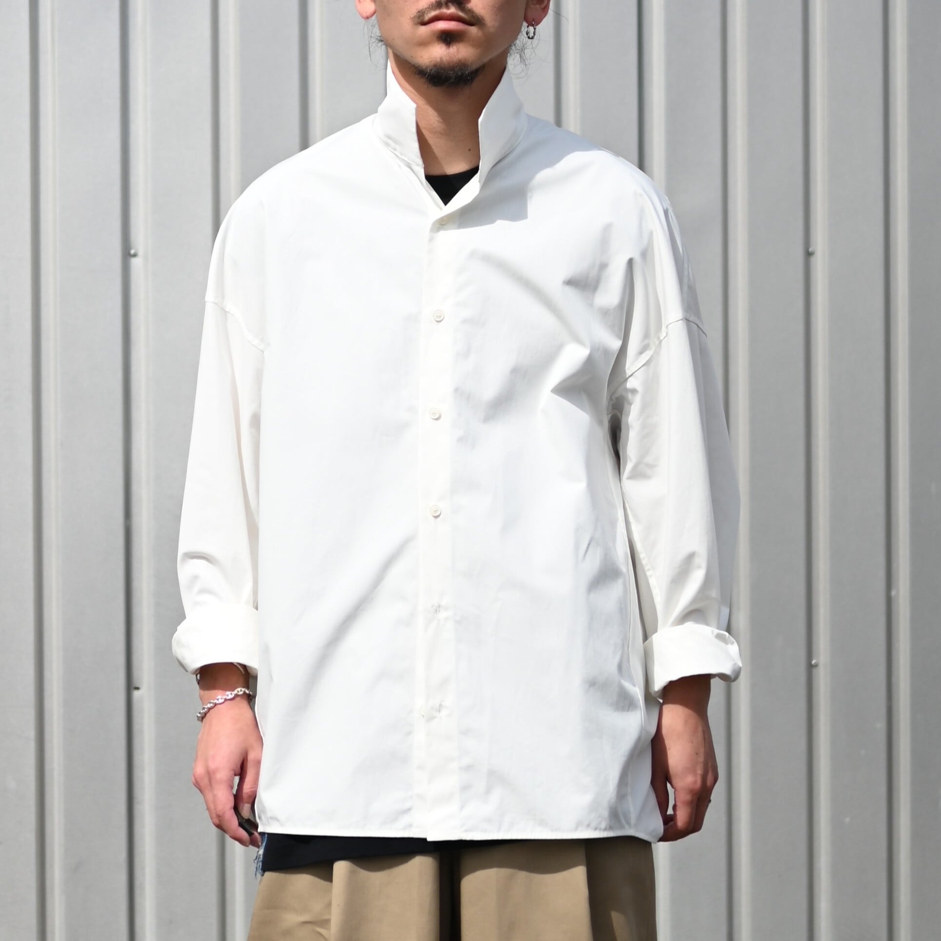 や*ま様 nonnotte ノノット　Draping Shirt TypeA Nonnotte / Draping Open Collar Shirt Type A | GANKO