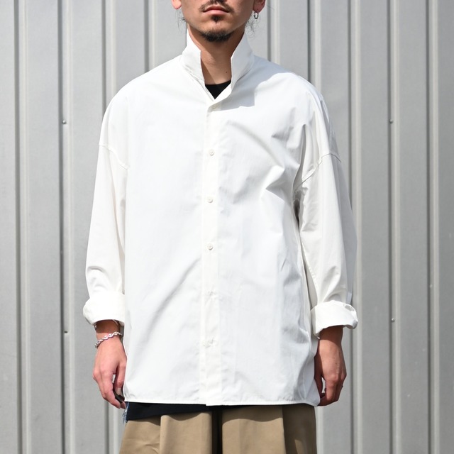 Nonnotte / Draping Open Collar Shirt Type A