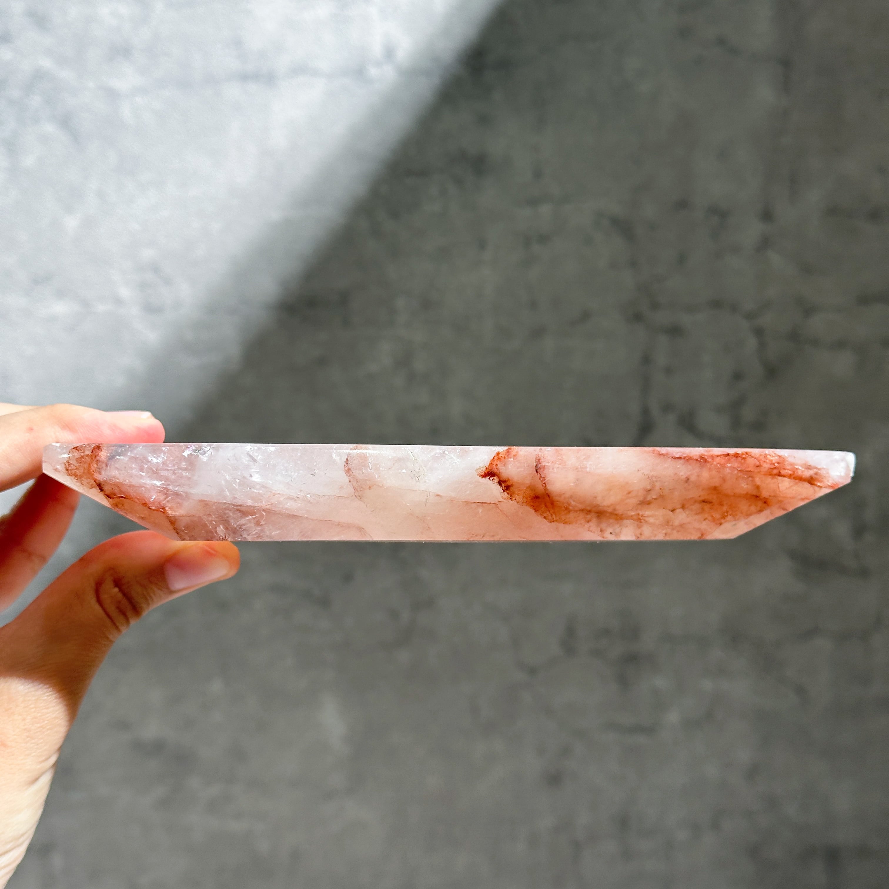 レッドヘマタイトクォーツのトレー 03◇ Red Hematite Quartz