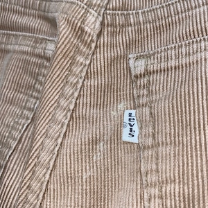 vintage 1970’s LEVI’S 519 corduroy pants
