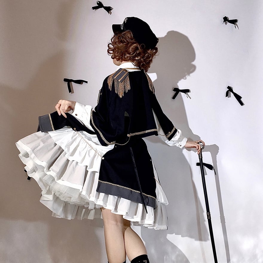 ゴスロリ通販 With U 予約販売 ゴシック ロリィタ ミリロリ 軍服