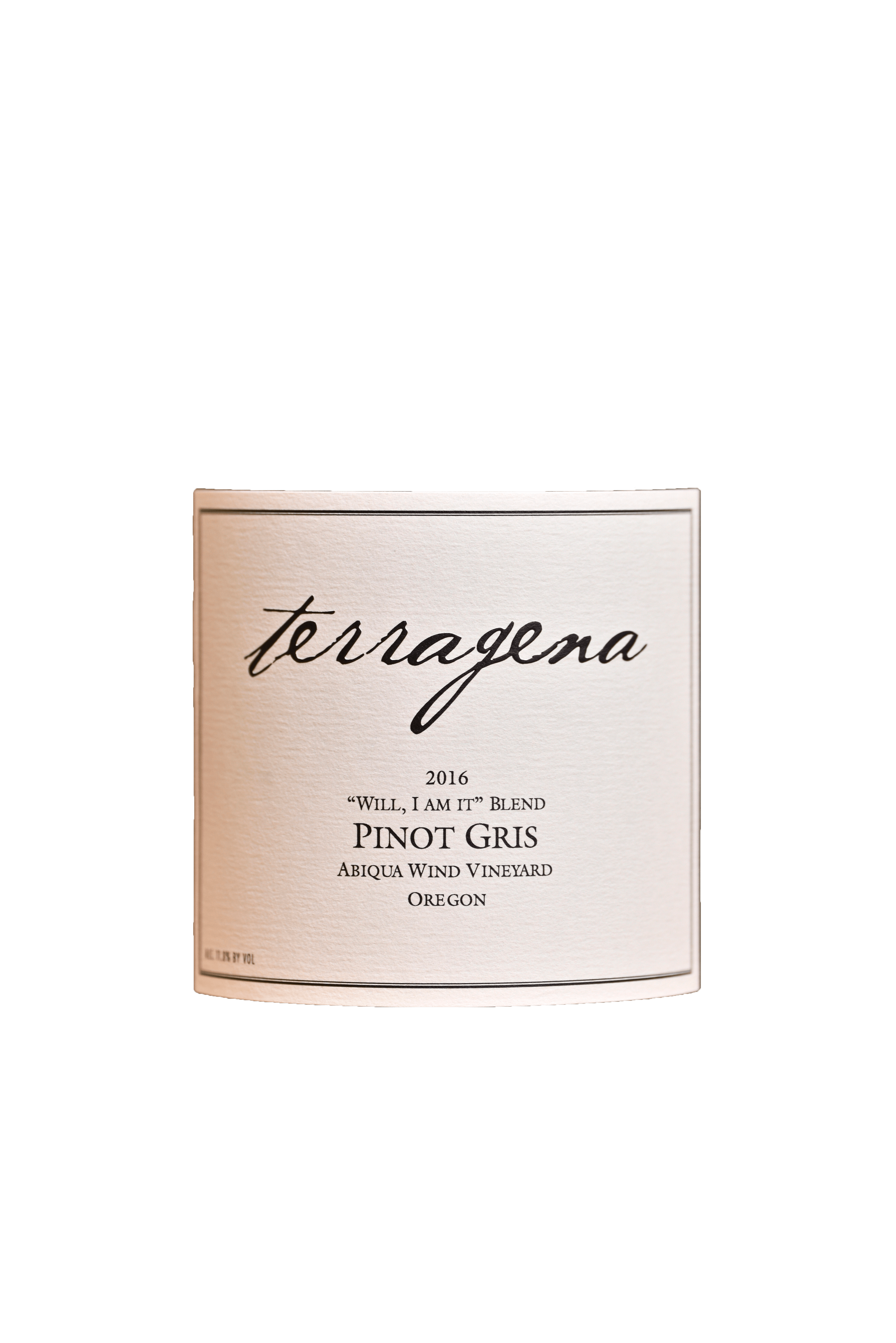 テラジェナ　アビクア・ウィンズ　ピノ・グリ　オレゴン 16　Terragena Abiqua Winds Pinot Gris