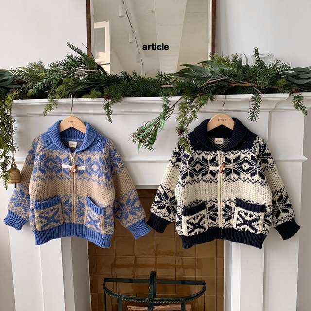 【取寄】article|cozy tteokbokki knit|コージートッポッキニット|S-JM|kids|25 winter