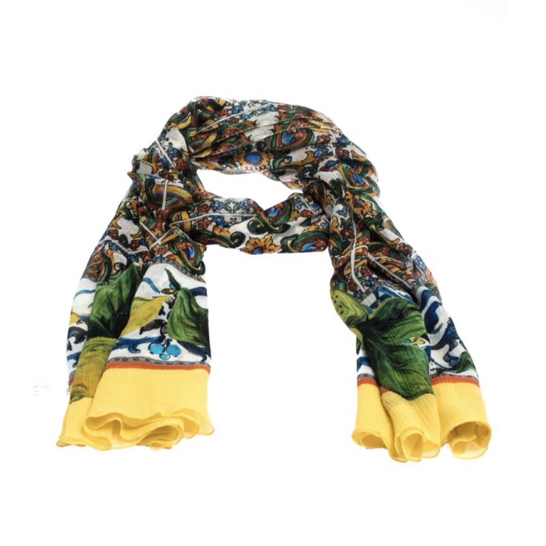 ドルチェ&ガッバーナ DOLCE & GABBANA SCARF レディーススカーフ FS080A GD481 X0801