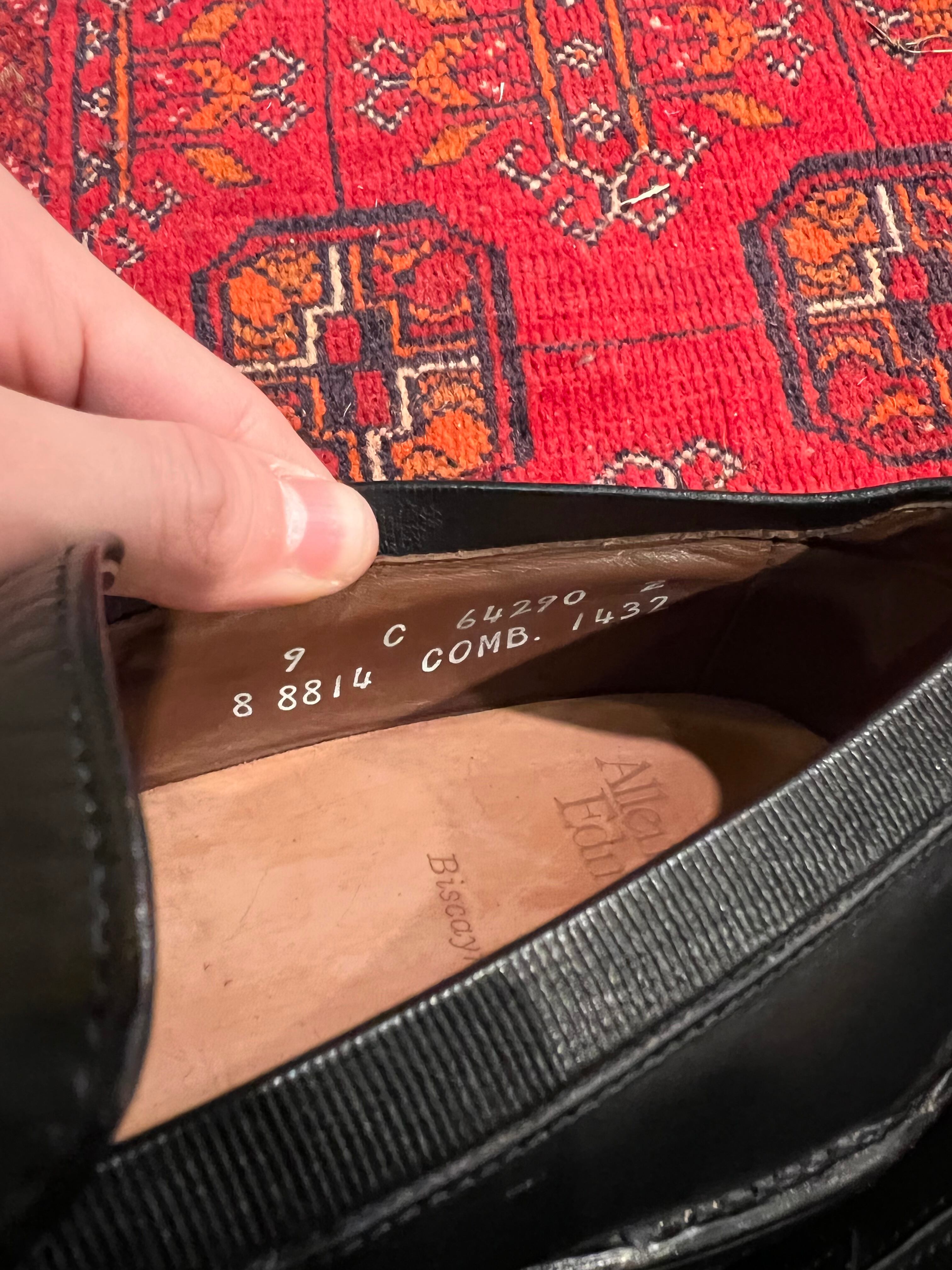 ◎.ALLEN EDMONDS Biscayne LEATHER TUSSEL LOAFER MADE IN USA/アレン