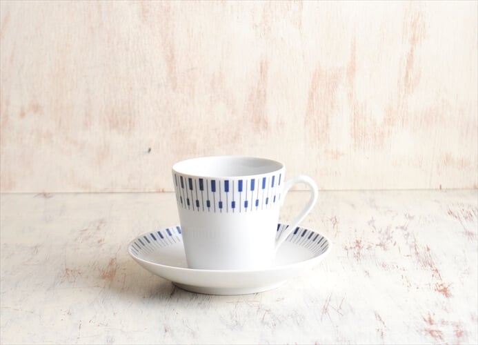 デンマーク製 Lyngby Porcelain Tangent カップ＆ソーサー リュン