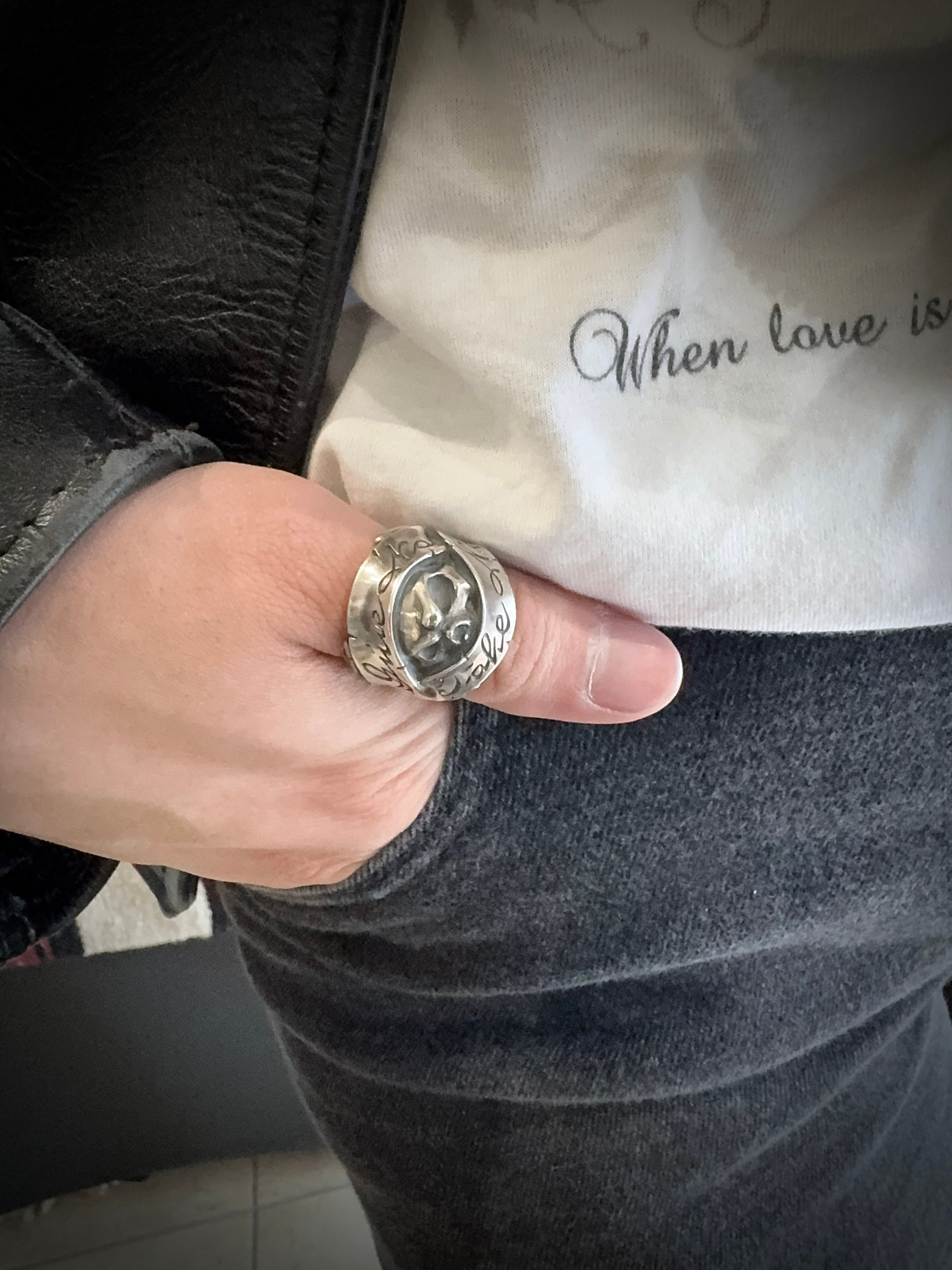 Rat Race】Give No Take No Skull Ring 2 ギブノーテイクノースカル