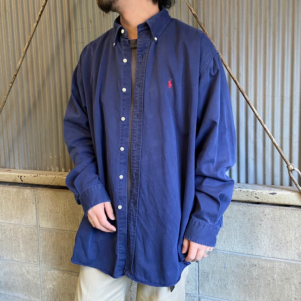 ビッグサイズ Ralph Lauren ラルフローレン BLAKE 長袖 ボタンダウン 
